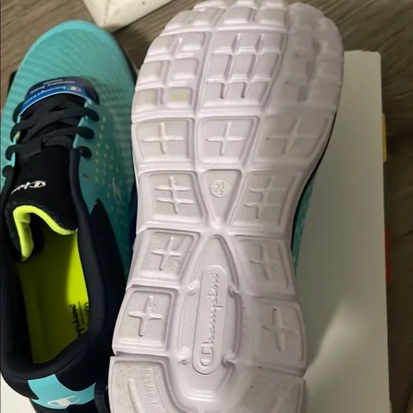 Champion Aqua and Black Running Shoes - Picture 4 of 5